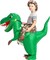 GOOSH Inflatable Dinosaur Halloween Costume Riding T Rex Air for Kids and Adults
